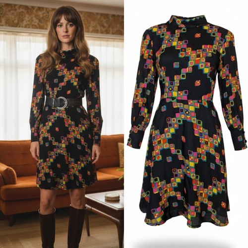 Vintage betty barclay 70s geo - vintage,