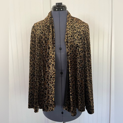 Vintage leopard velvet - leopard,