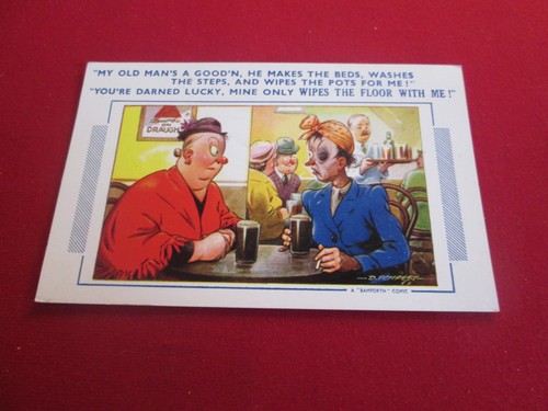 Saucy seaside postcard unused - seaside,