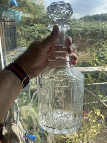 Glass decanter antique vintage - decanter,
