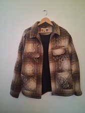 Patta Brown Plaid Single Zip
