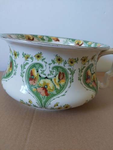 Cromer pattern chamber pot - cromer,