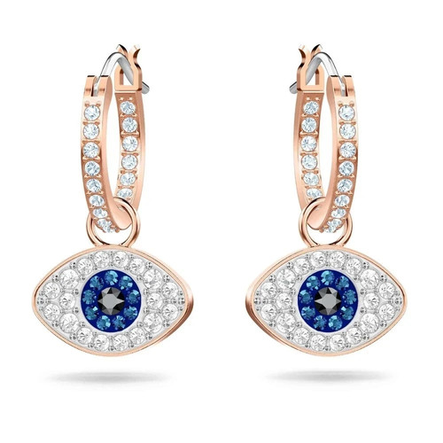 Swarovski gold and blue evil - blue,