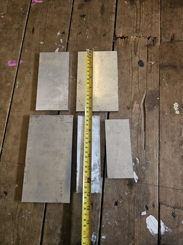6082 aluminium block flat - 6082, t6