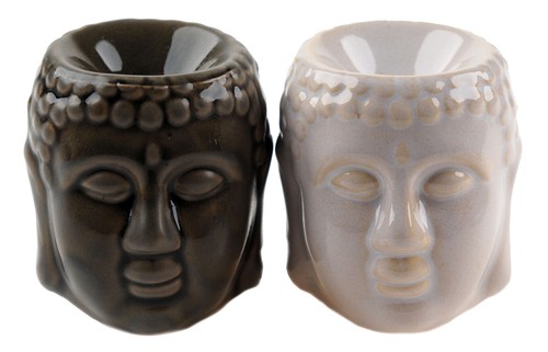 Thai buddha head - thai, oil