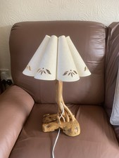 Wood Root Table Lamp  unusual 