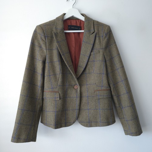 Zara pure wool khaki tweed - pure,