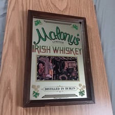 Vintage 1977 Liquor Mirror