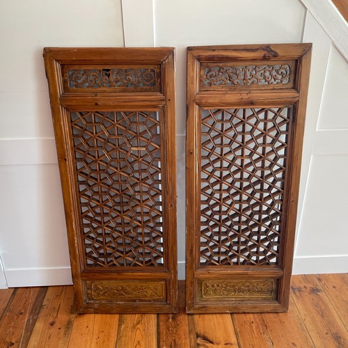 Carved wood wall - carved,