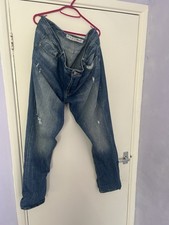 Woman Denim Ripped Jeans Size