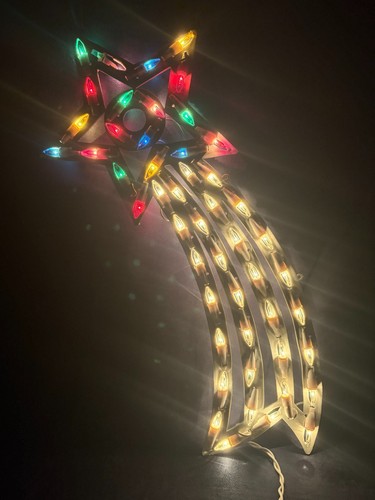 Vtg christmas silhouette - vtg, 21"