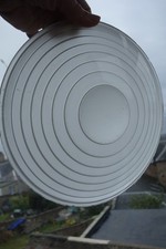 Vintage pressed glass light