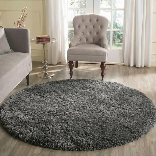 Shaggy rugs circular round - rugs,