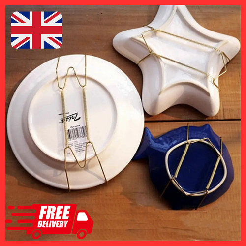 Wire plate hangers white - white, wall