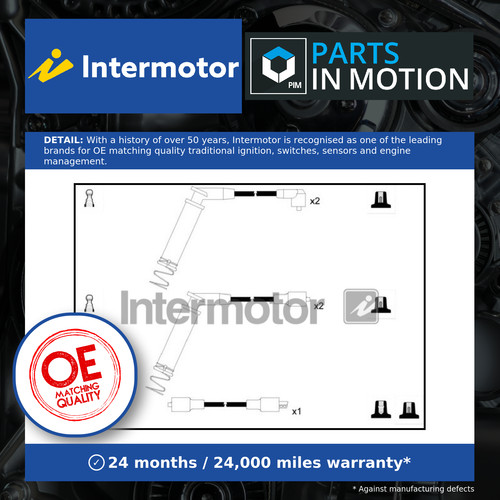 Leads ignition cables set - leads,