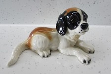 VINTAGE GOEBEL ST BERNARD dog figurine dog ornament #30112 Made in West Germany