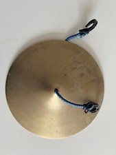 14'' Metal Crash Cymbal + Grapple Hook Rope - Drum Percussion Musical Instrument