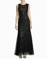 Vera Wang Sequin Embellished