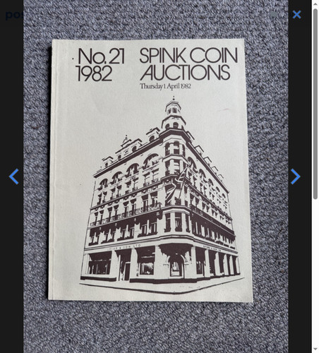 Spink coin auctions 1982 - coin, no
