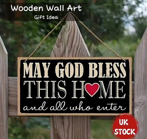 May god bless this - bless, wooden