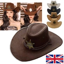 Sheriff Cowgirl Cowboy Hat