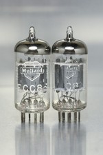 2x Mullard ECC83 Valves Tubes