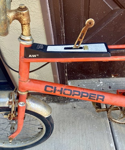 Vtg orange tall frame - vtg, raleigh