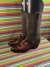Vintage Women’s Wrangler Cowboy Western Cowgirl Roper Leather Riding Boots 5.5
