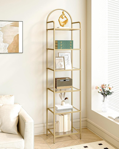 Bookcase tier glass shelves - tier,