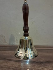 Vintage Brass Silver Hand Bell