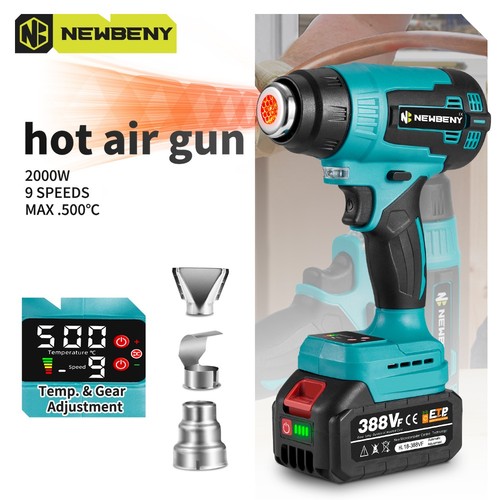 Electric heat gun cordless hot - electric,