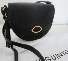 New Lulu Guinness Black Pebble