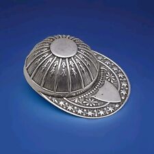 Sterling Silver Caddy Spoon Jockey Cap by Francis Howard Ltd 1969