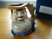 Royal Doulton Desperate Dan Small Character Jug SIGNED D7034 Boxd excellent cond