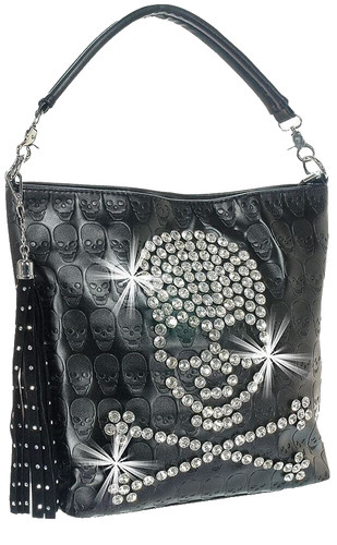 Women rhinestones skull - rhinestones, &