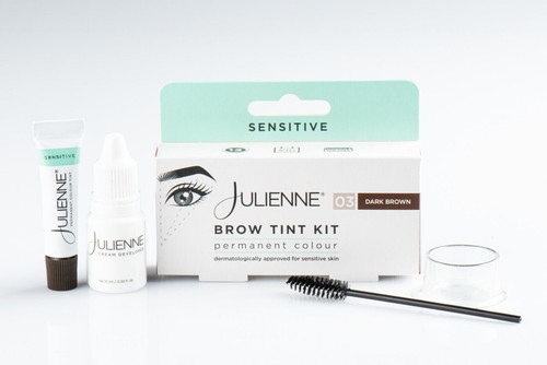 Julienne brow tinting - brow, dark