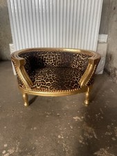 Baroque bench seat - , leopard