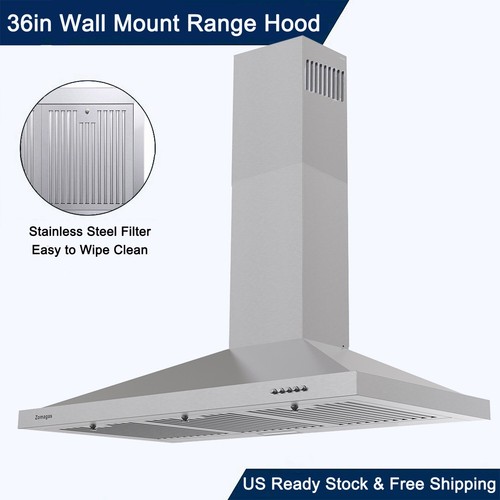 Wall mount range hood 36inch - mount,
