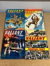 4 x VALIANT ANNUALS - 1965, 1967, 1969 & 1970 - FREE UK POSTAGE!!