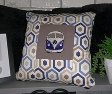 VW campervan cushion with Filler. Hand Made Embroidered. 2#