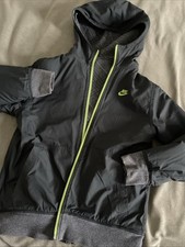 Boys NIKE Grey Reversible Jacket Hooded Full Zip Age 9-10-11 Yrs