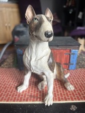 John Chapman Dog Sculptors Figurine Sitting English Bull Terrier Dog 4/25 Rare