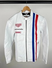 Vintage 90s Steve McQueen Leather Motorbike Jacket