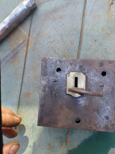 Vintage rim door - rim, lock