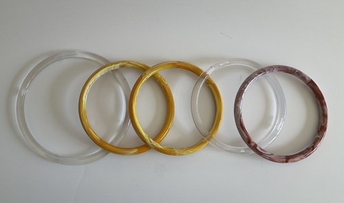 Plastic craft rings macrame - rings,