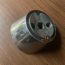 Vw Type 3 O/s/f Bullet Indicator Housing Chrome Square Notch Fast Back Genuine 