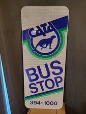 BUS STOP SIGN CATA PUMA COUGAR