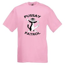 Pussay Patrol T-Shirt - Funny Pussy  T-Shirt for Stag Party, Lads Holiday etc