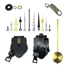 New Complete Quartz Pendulum Clock Movement Mechanism Kit Metal Hands 18mm Shaft