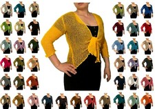 Womens Open Front Tie Up Shrug